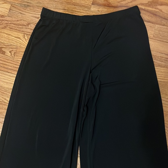 AGB Women’s Wide Leg Ankle Dress Pants Size Petite Large - Picture 2 of 6